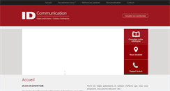 Desktop Screenshot of idcommunication.fr