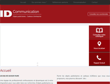 Tablet Screenshot of idcommunication.fr